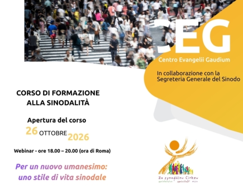 Pentru un nou umanism – A început un curs internațional de formare cu tema sinodalității